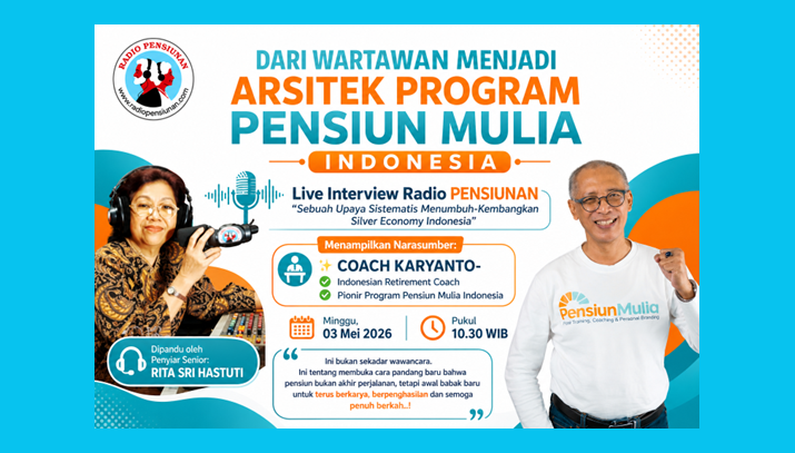 Live Intreview Dari Wartawan Menjadi Arsitek Program Pensiun Mulia Indonesia